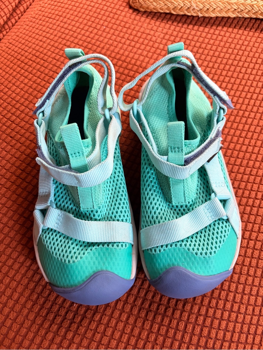 Teva Kids Aqua Mesh Water Shoes in Teal and Purple